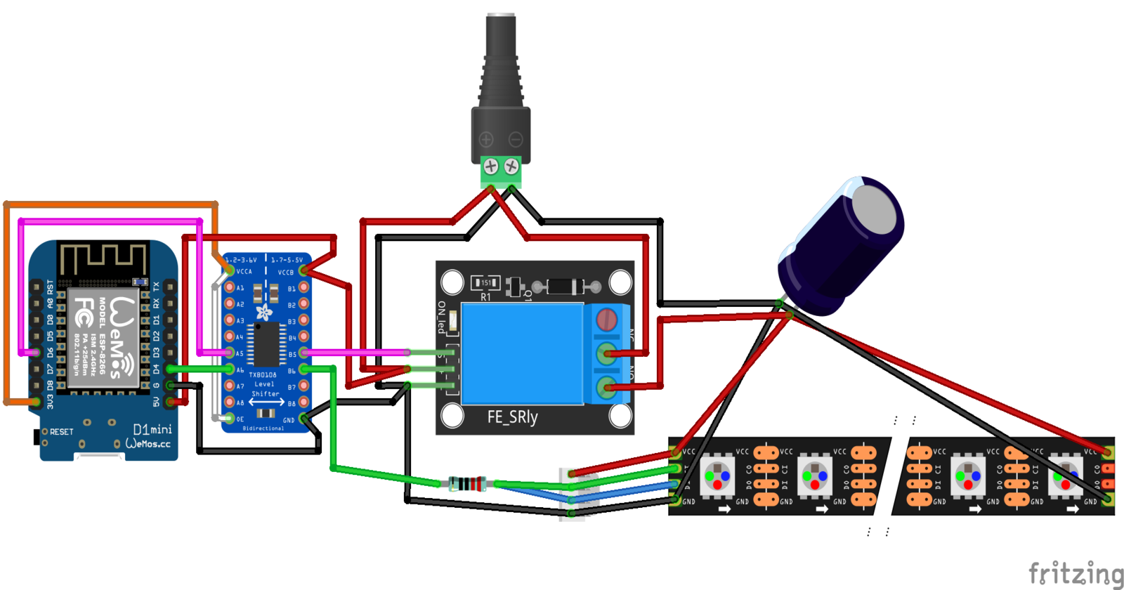 Wled esp8266 схема